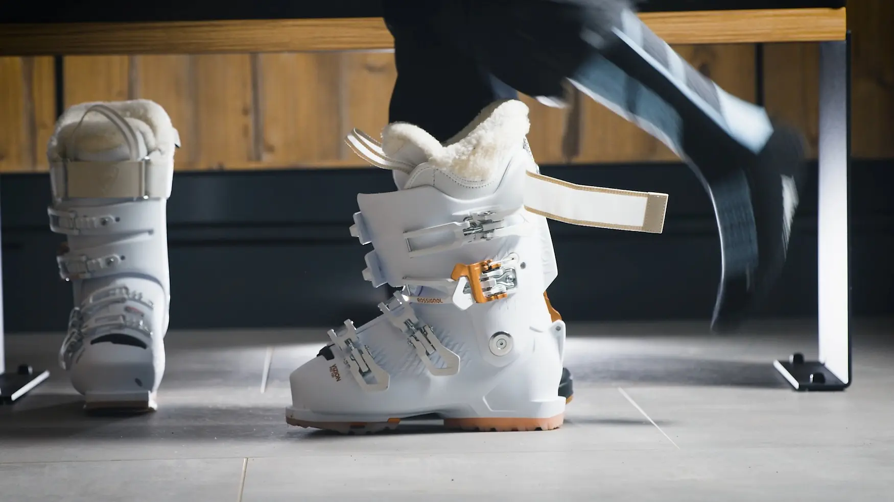 Women's On Piste Ski Boots Vizion 4B Pro 80 Gw | White | Rossignol